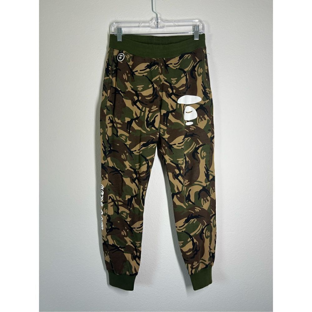 AAPE SWEATPANTS Size S AAPPTM6558XAD camouflage print cargo track trousers